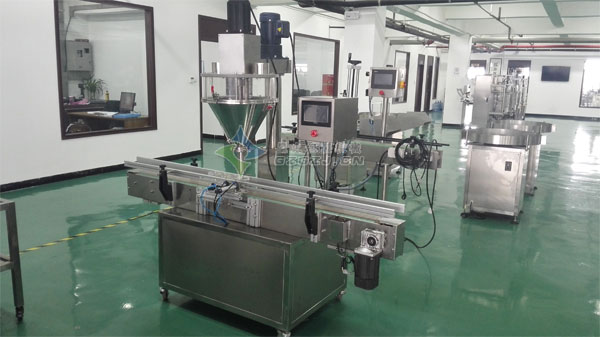 粉劑灌裝封罐機,全自動粉劑灌裝機